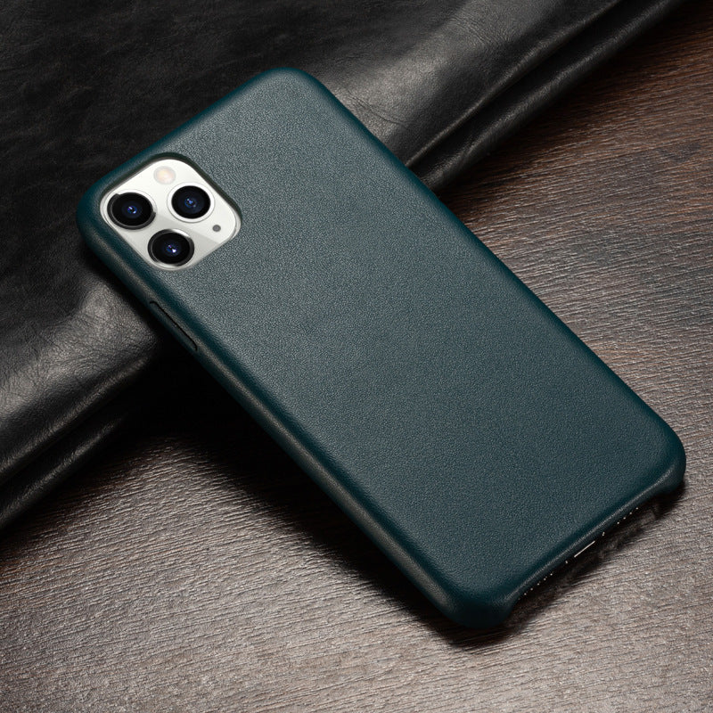 Plain PU imitation original phone case - Minihomy