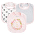 Baby Bib Soft Cotton Baby Drool Bibs Cute Printing Comfortable Drooling and Teething Towel - Minihomy