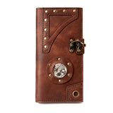 Steampunk ladies long wallet