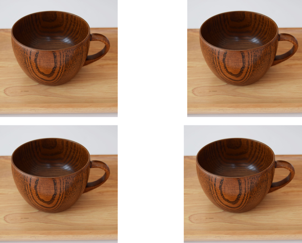 Handle coffee wooden cup whole wood cup - Minihomy