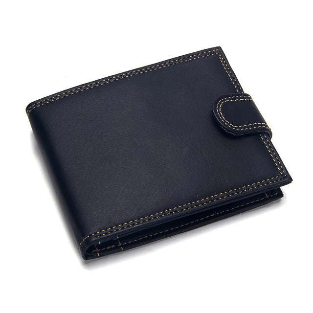 Leather PU Bifold Short Wallets - Minihomy