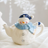 Christmas Ceramic Ornaments and Snowman Tableware - Minihomy