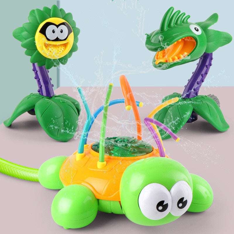 Cartoon Sprinkler Boy Baby Girl Baby Bathroom Playing Water Toys Summer - Minihomy