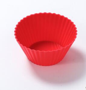 Nonstick Reusable Silicone Cupcake Liners / Baking Cups - 12 Pieces - Minihomy