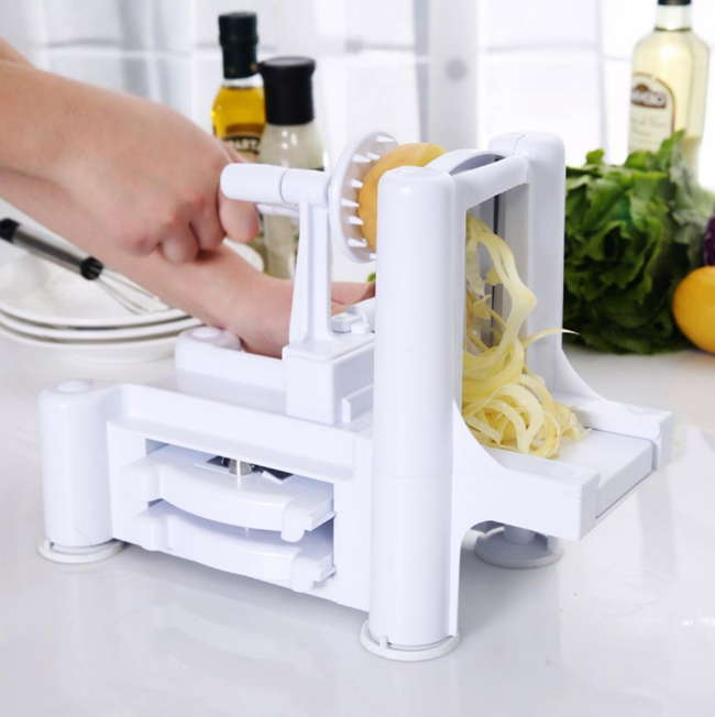 Multi-function Hand-rotating Push-type Vegetable Cutter Shredder Potato Cutter - Minihomy