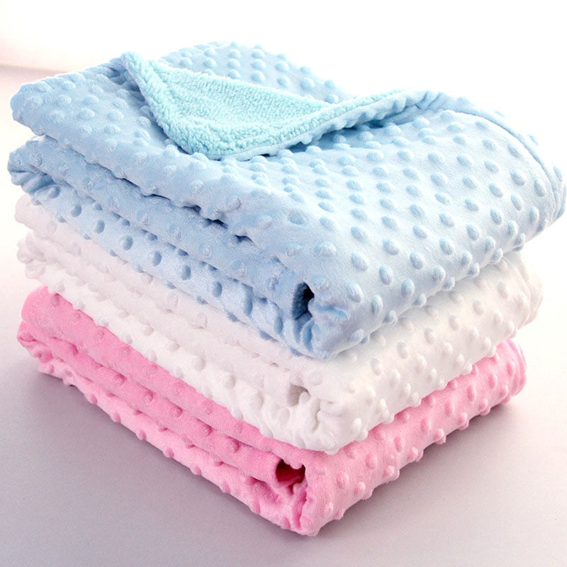 Polar Dot Baby Blanket Newborn Baby Swaddle Wrap Envelope - Minihomy