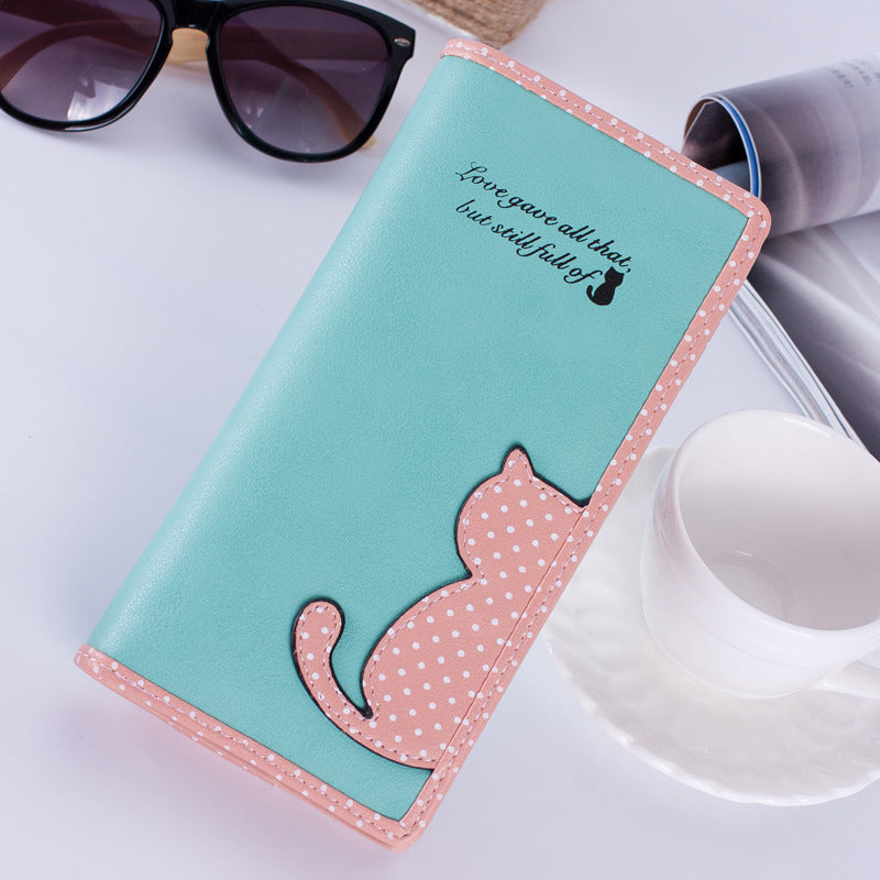 High Quality Cat Cartoon Creative Female Card Holder women's wallet - Minihomy