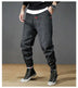 Japanese Style Men Jeans Stripe Designer Casual Denim Cargo Pants Men - Minihomy