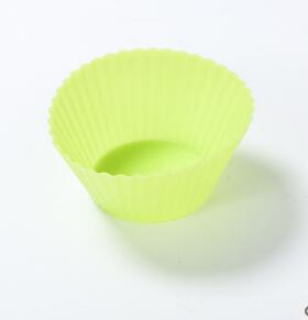 Nonstick Reusable Silicone Cupcake Liners / Baking Cups - 12 Pieces - Minihomy