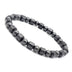 Health care Black healf moon magnetic  Stone Bracelets - Minihomy