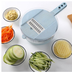 Mandoline Slicer Vegetable Slicer Potato Peeler Carrot Onion Grater With Strainer Vegetable Cutter 8 In 1 Kitchen Accessories - Minihomy