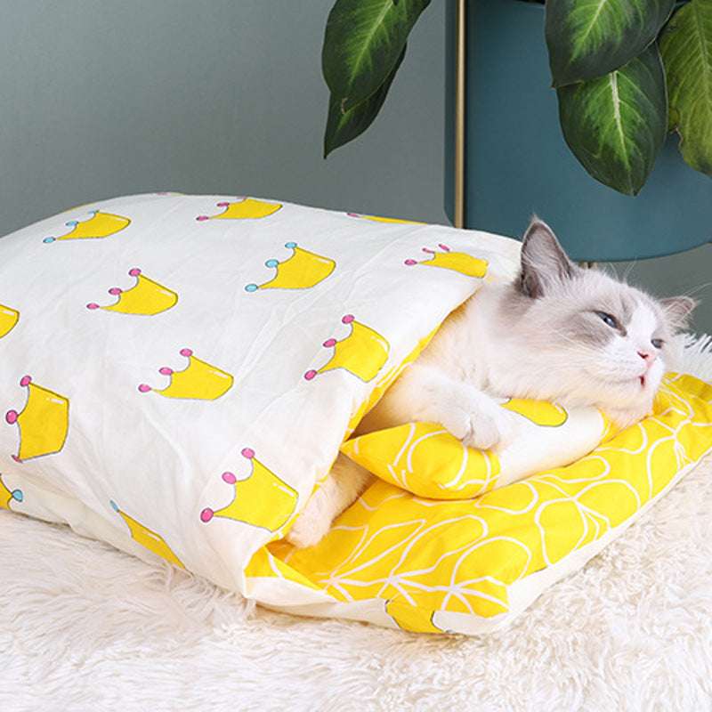 Cat Litter Winter Warm Closed Removable And Washable Quilt - Minihomy