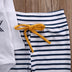 3pcs set Newborn Baby Clothes Long Sleeve Striped Clothing - Minihomy