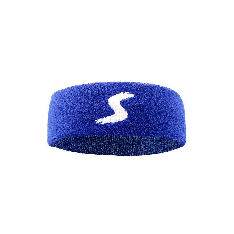 Polyester Cotton Sweat Headband Yoga Running Fitness Sweatband - Minihomy