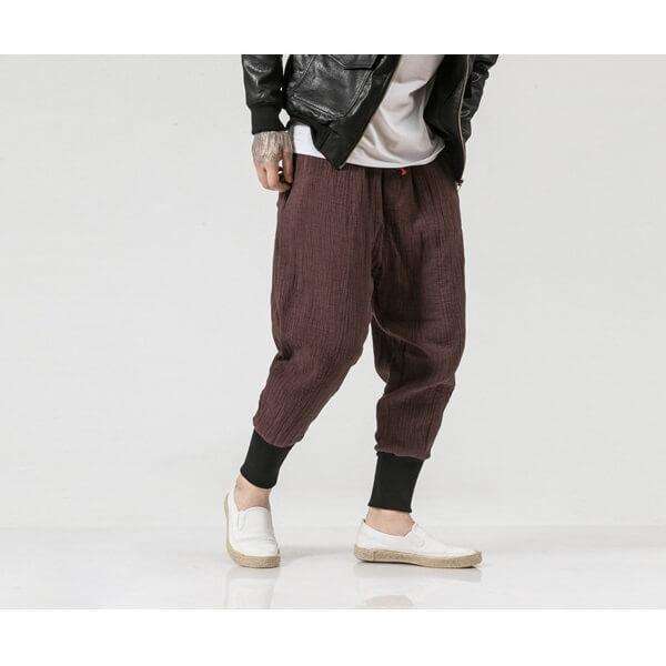 Men Casual Sweatpants Chinese Style Harem GUHSI PANTS - Minihomy