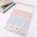 Cotton striped beach towel - Minihomy