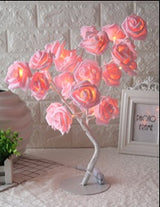 LED Tree Lamp Rose Small Tree Lamp - Minihomy