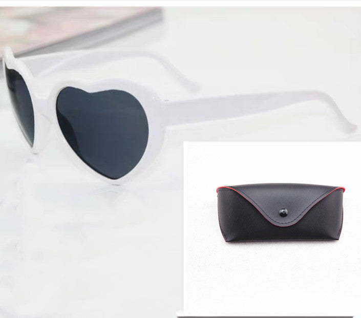 Heart-shaped Lights Become Love Special Effects Glasses Sunglasses - Minihomy