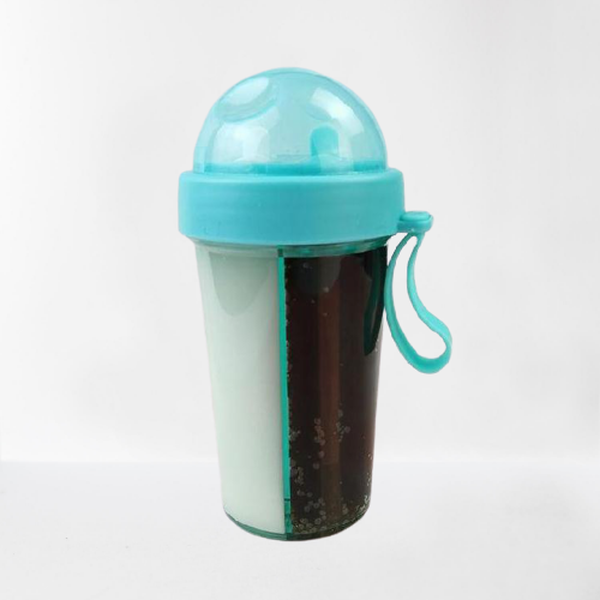 Double Tube Water Bottle: Stay Hydrated on the Go - Minihomy