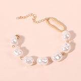 Baroque irregular pearl bracelet - Minihomy