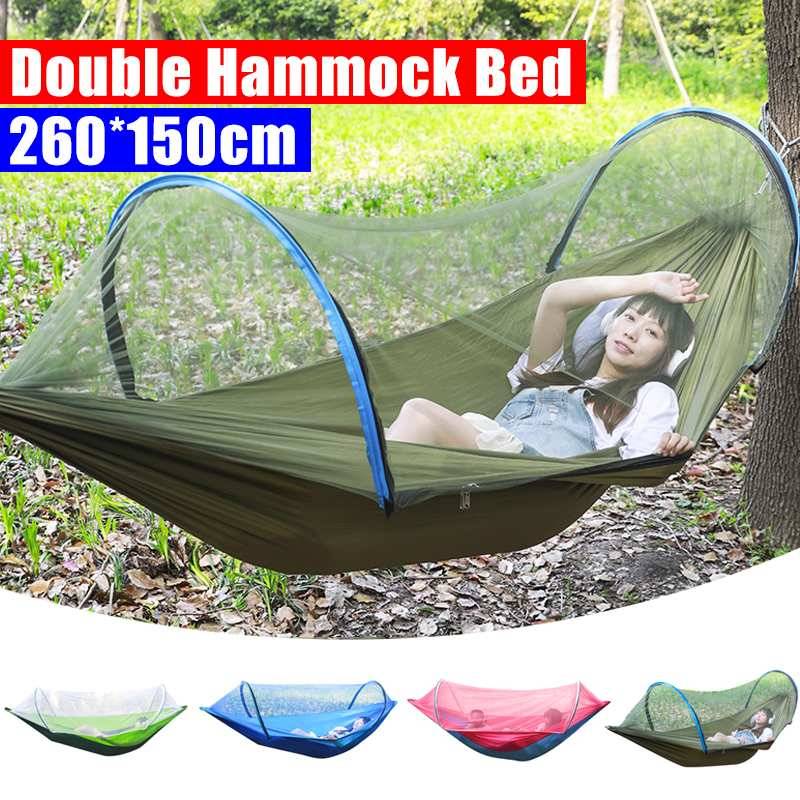 2 Person Portable Outdoor Mosquito Parachute Hammock - Minihomy