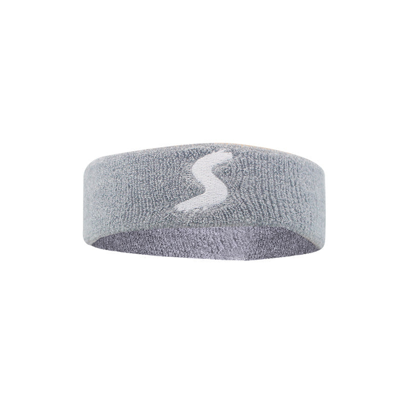 Polyester Cotton Sweat Headband Yoga Running Fitness Sweatband - Minihomy