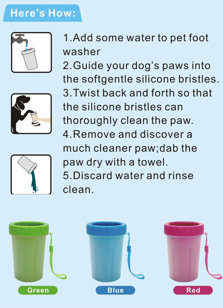 PAW CLEANSER WITH FLAT bottle mouth - Minihomy