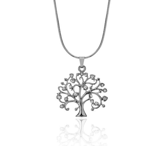 Big Tree Of Life Pendant Long Necklaces Drilling - Minihomy