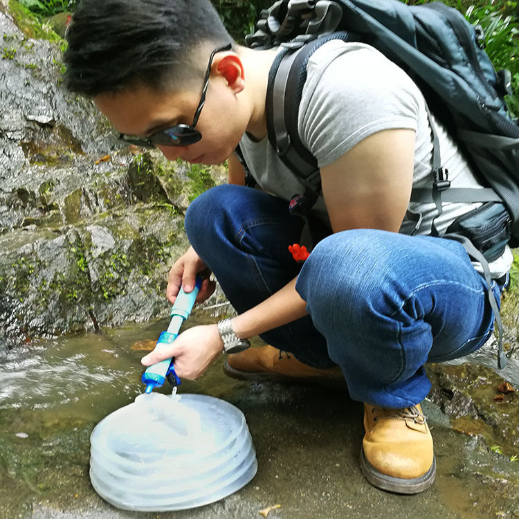 Outdoor water filter equipment Camping Survival Tools - Minihomy