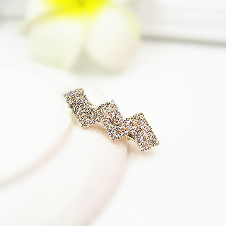 Hair Accessories Rhinestone Bangs Clip - Minihomy