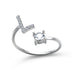 Adjustable 26 Initial Letter Ring Fashion Jewelry For Women - Minihomy