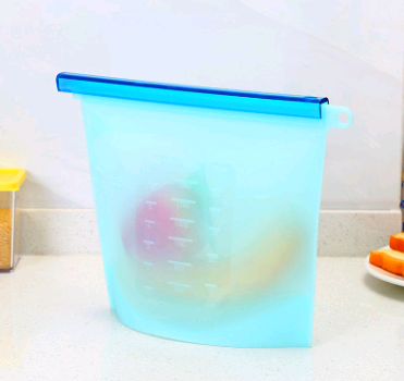 Silicone fresh-keeping bag vacuum sealed bag food  storage bag refrigerator food fruit storage bag