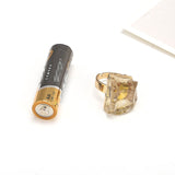 Natural Crystal Plating Rough Stone Ring - Minihomy