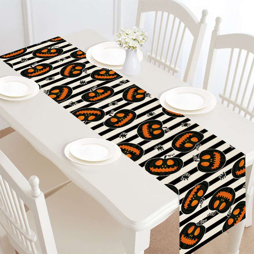 Halloween Table Runner Table Decoration Tablecloth - Minihomy