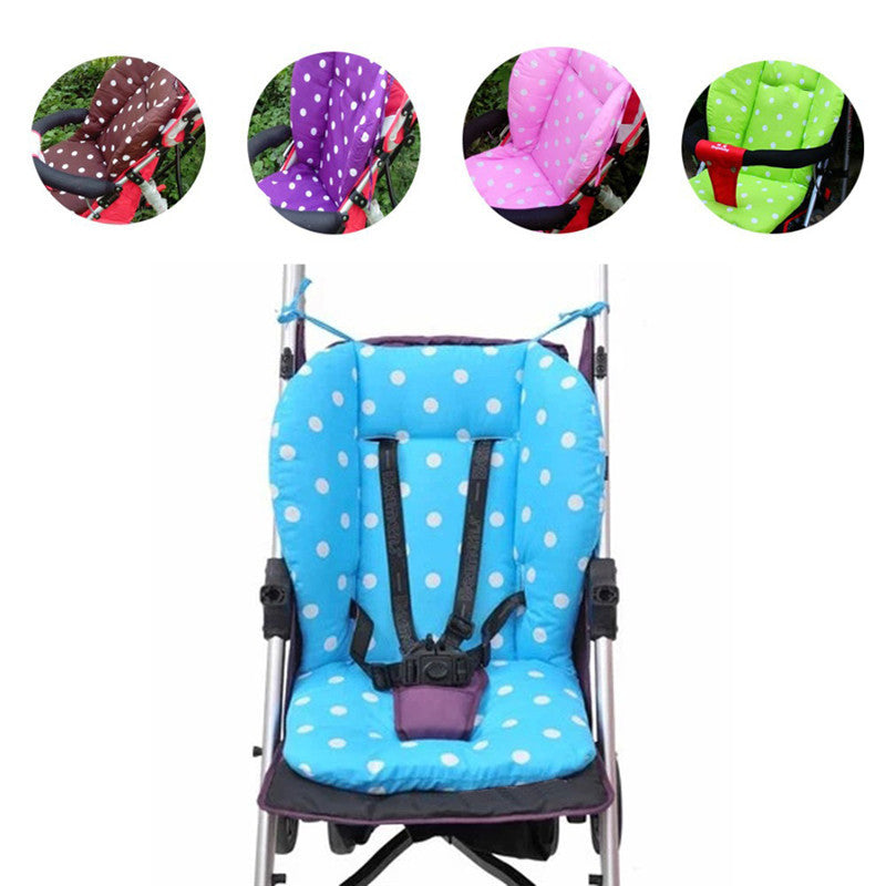 Baby Infant Stroller Seat Pushchair Cushion Cotton Mat Rainbow Color Soft Thick Pram Cushion Chair - Minihomy