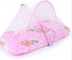 Portable Foldable Baby Kids Infant Bed Dot Zipper Mosquito Net Tent Sleeping Cushion - Minihomy