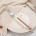 Stainless steel imitation wooden handle tableware