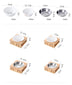 Elevated Cat Dog Bowls with Wooden Stand - Minihomy