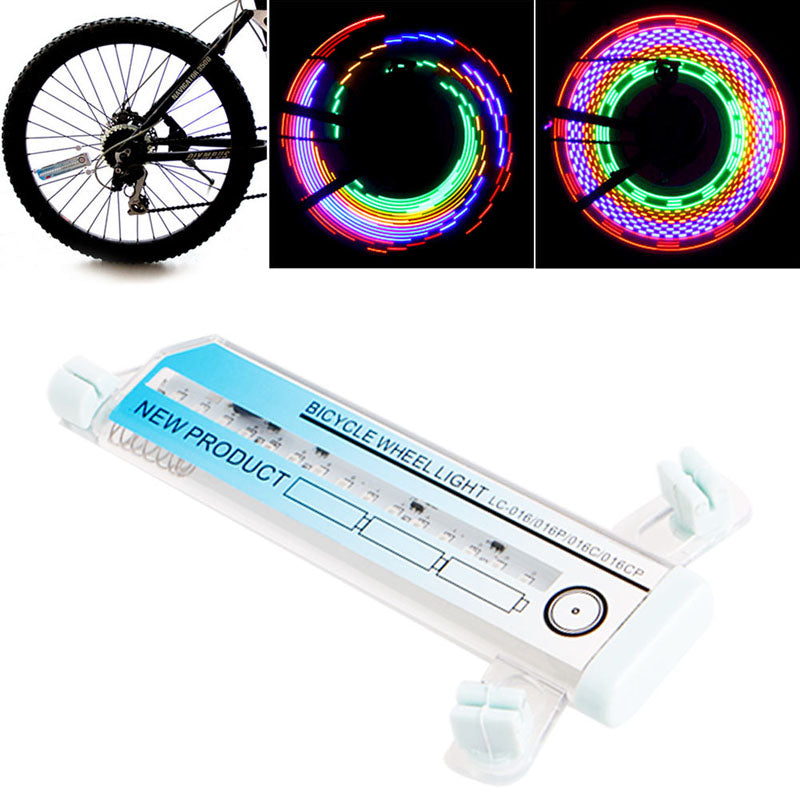 16 double LED colorful rider bike wheels - Minihomy