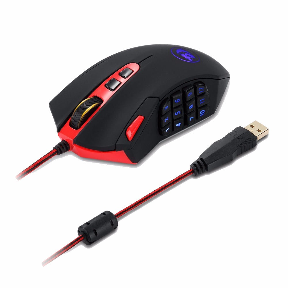 Red Dragon M901 glowing gaming mouse