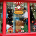 Christmas decorations store window stickers - Minihomy