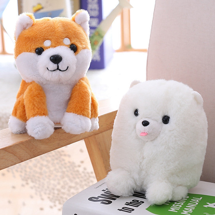 Walking & Talking Shiba Inu Pomeranian Dog Plush Toy