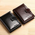 Men's leather wallet card holder - Minihomy