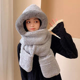 Bear Ears Scarf Hat - Minihomy