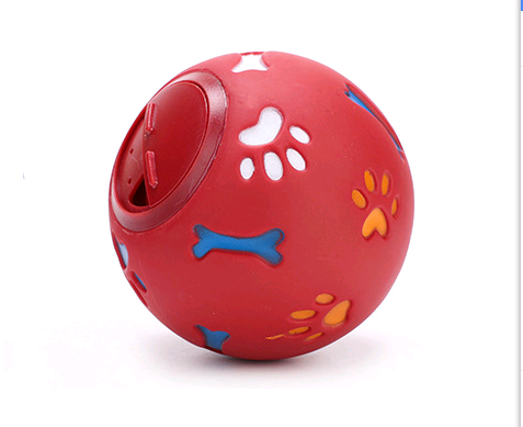 Pet Toy Bite Dog Leaking Puzzle Ball Size Multicolor Optional Milky Rubber Ball - Minihomy