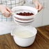 Double sink dish drain basket kitchen panning wash fruit basket - Minihomy