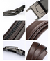 Men's Leather Belt with Fake Pin Buckle - Comfortable & Stylish - Minihomy