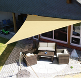 Outdoor Sun Shelter Waterproof Awning Triangle Tent Canopy Garden Beach Picnic Camp Shade Tarp Travel Awning Sunshade Gazebo - Minihomy