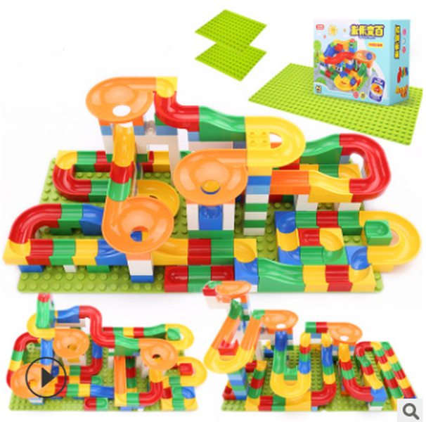 Children Large  Particles Assembled Slide Puzzle Blocks Toys 3-10 Years Old Boy Toy - Minihomy