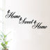 Home sweet home living room bedroom carved wall sticker - Minihomy